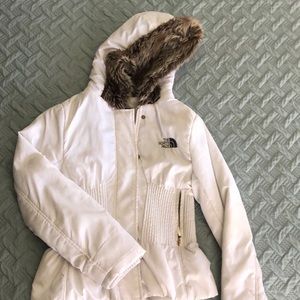 White North Face Coat
